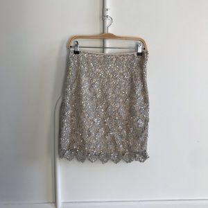 H&M Sequined Mini Skirt